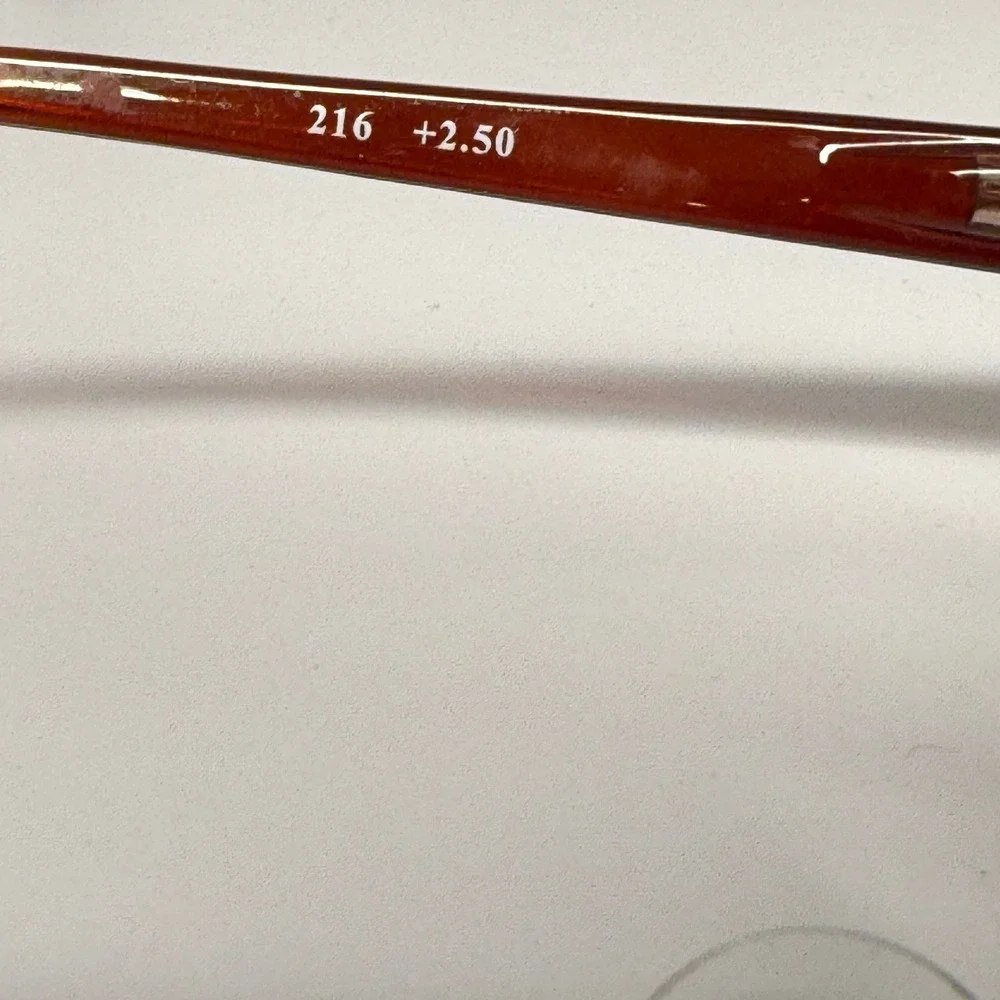 Design‎ Line 216 Brown Ombre Cat Eye Reading Glasses  Mens Womens